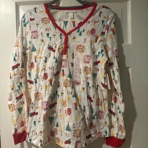 NWT Lauren Conrad Christmas pajama set